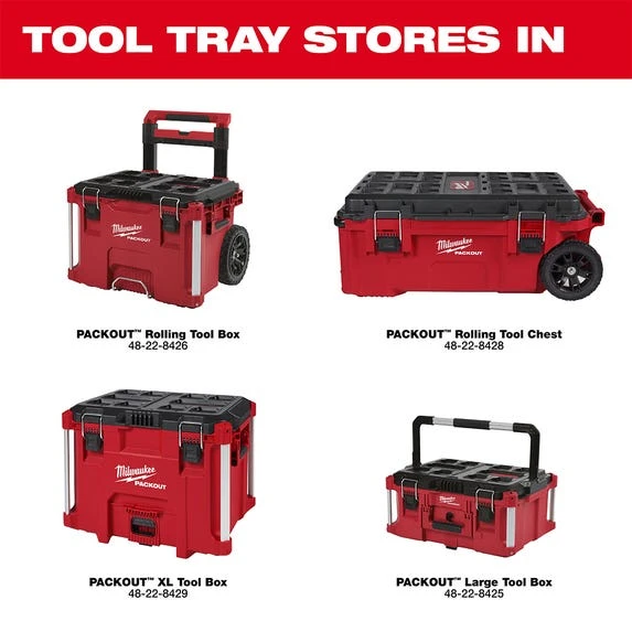 Milwaukee Tools Milwaukee Packout Tool Tray 48-22-8045 5 Milwaukee Tools Milwaukee Packout Tool Tray 48-22-8045 - Image 3
