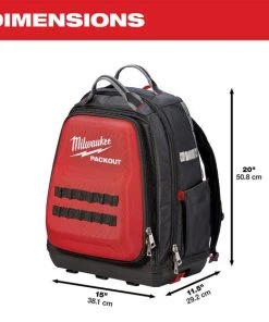 Milwaukee Tools Milwaukee PACKOUT Tech Backpack 48 Pockets 48-22-8301 -Milwaukee Tool-shop 48 22 8301 4