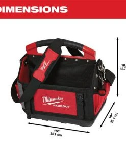 Milwaukee Tools Milwaukee 15" PACKOUT Open Tote Tool Bag 31 Pockets 48-22-8315 -Milwaukee Tool-shop 48 22 8315 4