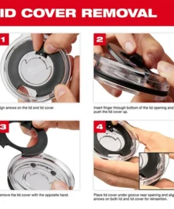 Milwaukee Tools Milwaukee Packout 30oz Tumbler 48-22-8393R -Milwaukee Tool-shop 48 22 8392r 3 1