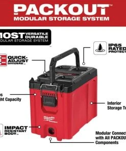 Milwaukee Tools Milwaukee PACKOUT Compact Tool Box (Ammo Style) 48-22-8422 -Milwaukee Tool-shop 48 22 8422 3
