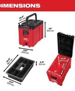 Milwaukee Tools Milwaukee PACKOUT Compact Tool Box (Ammo Style) 48-22-8422 -Milwaukee Tool-shop 48 22 8422 4