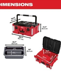 Milwaukee Tools Milwaukee PACKOUT Large Tool Box 48-22-8425 14 Milwaukee Tools Milwaukee PACKOUT Large Tool Box 48-22-8425 -Milwaukee Tool-shop 48 22 8425 4