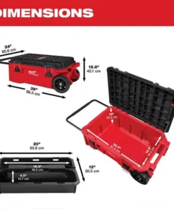 Milwaukee Tools Milwaukee Packout Rolling Tool Chest 48-22-8428 -Milwaukee Tool-shop 48 22 8428 4 1