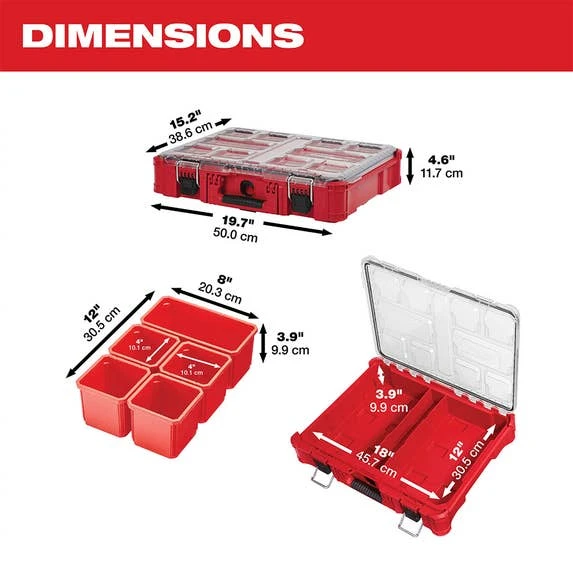 Milwaukee Tools Milwaukee PACKOUT Organizer 48-22-8430 6 Milwaukee Tools Milwaukee PACKOUT Organizer 48-22-8430 - Image 4