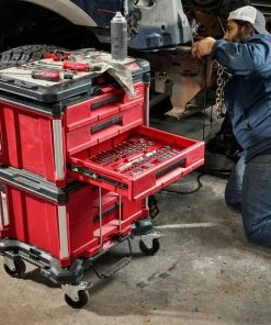 Milwaukee Tools Milwaukee Packout 3-Drawer Tool Box 48-22-8443 -Milwaukee Tool-shop 48 22 8443 5