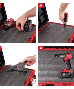 Milwaukee Tools Milwaukee PACKOUT Tool Case With Customizable Foam Insert 48-22-8450 16 Milwaukee Tools Milwaukee PACKOUT Tool Case With Customizable Foam Insert 48-22-8450 -Milwaukee Tool-shop 48 22 8450 6