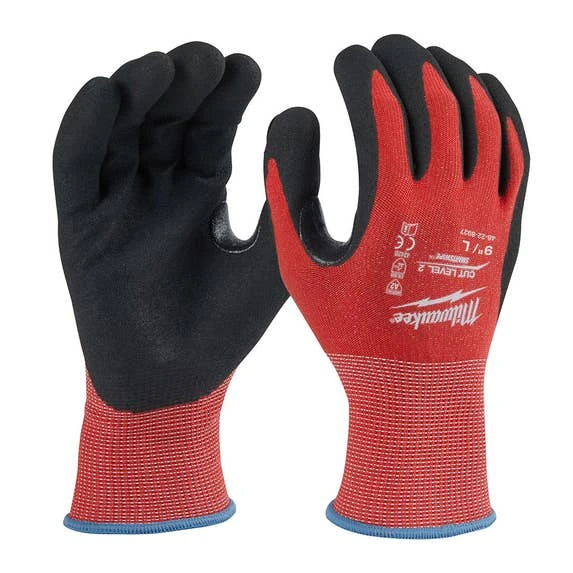 Milwaukee Tools Milwaukee Cut Level 2 Nitrile Dipped Gloves - Large (12 Pack) 48-22-8927B 3 Milwaukee Tools Milwaukee Cut Level 2 Nitrile Dipped Gloves - Large (12 Pack) 48-22-8927B