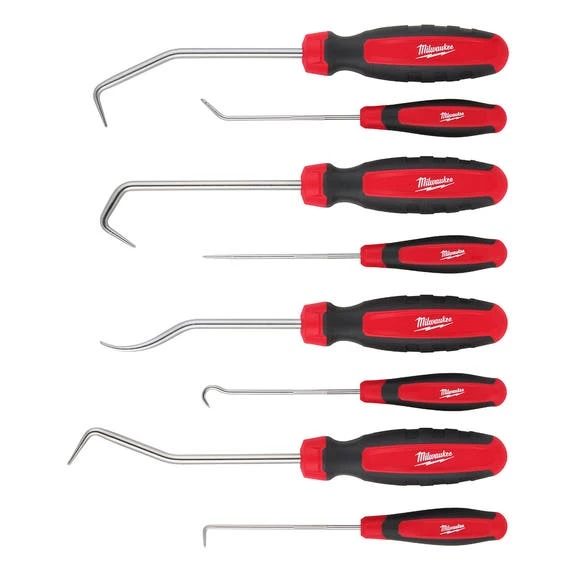 Milwaukee Tools Milwaukee 8pc. Hose Pick Set 48-22-9218 3 Milwaukee Tools Milwaukee 8pc. Hose Pick Set 48-22-9218
