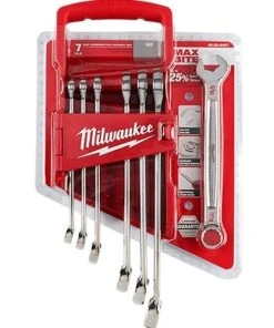 Milwaukee Tools Milwaukee SAE Combination Wrench Set 7 Piece 48-22-9407