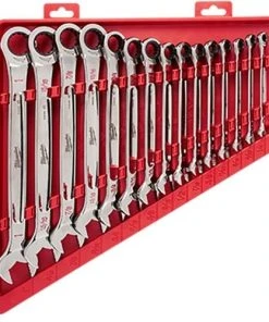 Milwaukee Tools Milwaukee SAE Ratcheting Combination Wrench 15 Piece Set 48-22-9416
