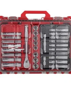 Milwaukee Tools Milwaukee 47pc 1/2" Drive Ratchet & Socket Set With PACKOUT™ Organizer 48-22-9487 11 Milwaukee Tools Milwaukee 47pc 1/2" Drive Ratchet & Socket Set With PACKOUT™ Organizer 48-22-9487 -Milwaukee Tool-shop 48 22 9487 102