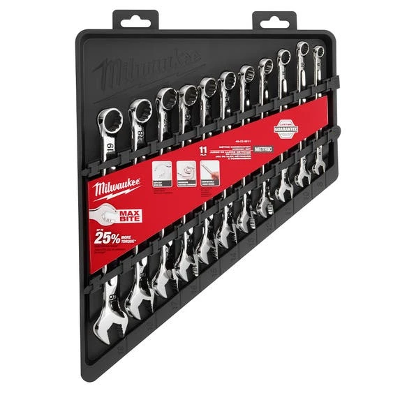 Milwaukee Tools Milwaukee 11pc Metric Combination Wrench Set 48-22-9511 3 Milwaukee Tools Milwaukee 11pc Metric Combination Wrench Set 48-22-9511