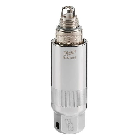 Milwaukee Tools Milwaukee 3/8" Drive 13/16" Spark Plug Socket 48-22-9553 4 Milwaukee Tools Milwaukee 3/8" Drive 13/16" Spark Plug Socket 48-22-9553 - Image 2