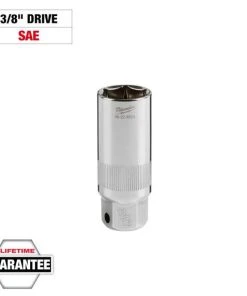 Milwaukee Tools Milwaukee 3/8" Drive 13/16" Spark Plug Socket 48-22-9553 10 Milwaukee Tools Milwaukee 3/8" Drive 13/16" Spark Plug Socket 48-22-9553 -Milwaukee Tool-shop 48 22 9553 primary