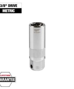 Milwaukee Tools Milwaukee 3/8" Drive 18MM Spark Plug Socket 48-22-9556 8 Milwaukee Tools Milwaukee 3/8" Drive 18MM Spark Plug Socket 48-22-9556 -Milwaukee Tool-shop 48 22 9556 primary