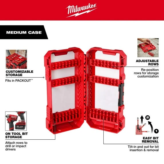 Milwaukee Tools Milwaukee SHOCKWAVE Impact Duty™ Drill, Drive & Fasten Set – 75PC 48-32-4098 5 Milwaukee Tools Milwaukee SHOCKWAVE Impact Duty™ Drill, Drive & Fasten Set – 75PC 48-32-4098 - Image 3