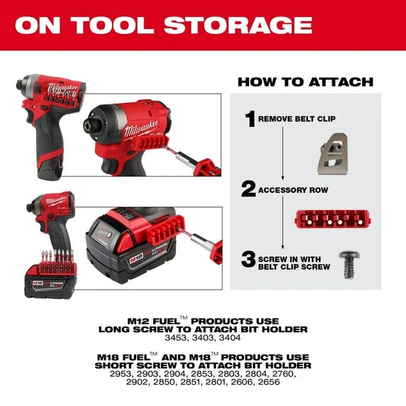 Milwaukee Tools Milwaukee SHOCKWAVE Impact Duty™ Drill, Drive & Fasten Set – 75PC 48-32-4098 6 Milwaukee Tools Milwaukee SHOCKWAVE Impact Duty™ Drill, Drive & Fasten Set – 75PC 48-32-4098 - Image 4