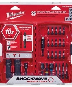Milwaukee Tools Milwaukee SHOCKWAVE Drive And Fasten Set 26PC 48-32-4408