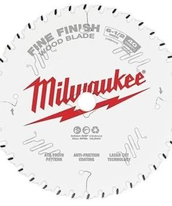 Milwaukee Tools Milwaukee 6-1/2" 40 Tooth Fine Finish Circular Saw Blade 48-40-0622