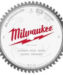 Milwaukee Tools Milwaukee 8" 58 Tooth 5/8" Arbor Circular Saw Aluminum Cutting Blade 48-40-4345