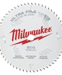 Milwaukee Tools Milwaukee 7-1/4" 60 Tooth Ultra Fine Finish Circular Saw Blade 48-41-0730