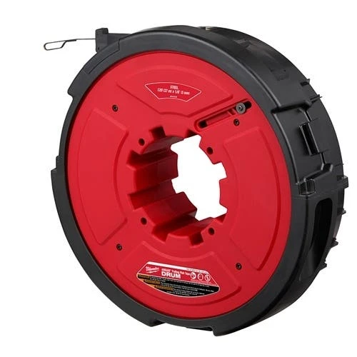Milwaukee Tools MIlwaukee M18 FUEL ANGLER 120' X 1/8" Steel Pulling Fish Tape Drum 48-44-5176 3 Milwaukee Tools MIlwaukee M18 FUEL ANGLER 120' X 1/8" Steel Pulling Fish Tape Drum 48-44-5176