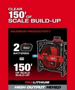 Milwaukee Tools Milwaukee 5/16” X 75’ Chain Snake Cable 48-53-2819 -Milwaukee Tool-shop 48 53 2819 6