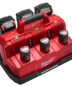 Milwaukee Tools Milwaukee M12 & M18 6 Bay Rapid Charge Station 48-59-1807