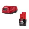 Milwaukee Tools Milwaukee M12 2.0Ah System Starter Kit Battery & Charger 48-59-2420 -Milwaukee Tool-shop 48 59 2420 7bswjgftjhc7gcye