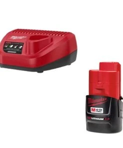 Milwaukee Tools Milwaukee M12 2.0Ah System Starter Kit Battery & Charger 48-59-2420