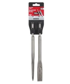Milwaukee Tools Milwaukee SDS-PLUS SLEDGE Bull Point & Flat Chisel 2 Pack 48-62-6080