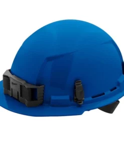 Milwaukee Tools Milwaukee Blue Front Brim Unvented Type 1 Class E Hard Hat W/ 4pt Ratcheting Suspension 48-73-1104