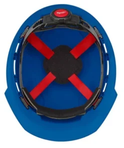 Milwaukee Tools Milwaukee Blue Front Brim Unvented Type 1 Class E Hard Hat W/ 4pt Ratcheting Suspension 48-73-1104 -Milwaukee Tool-shop 48 73 1104 3