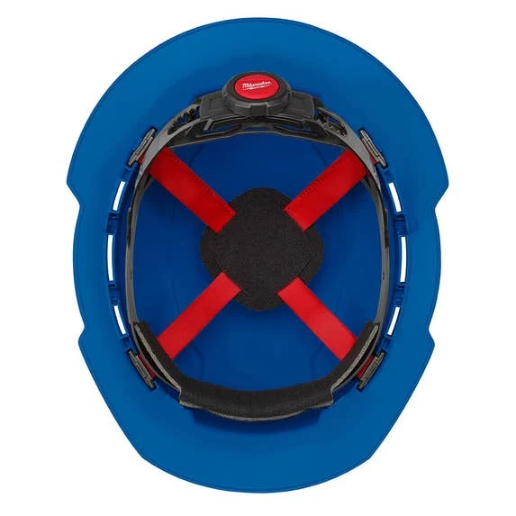 Milwaukee Tools Milwaukee Blue Full Brim Unvented Type 1 Class E Hard Hat W/ 4pt Ratcheting Suspension 48-73-1105 5 Milwaukee Tools Milwaukee Blue Full Brim Unvented Type 1 Class E Hard Hat W/ 4pt Ratcheting Suspension 48-73-1105 - Image 3