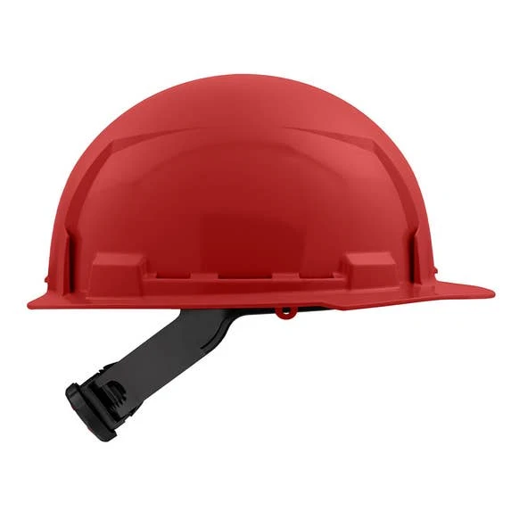 Milwaukee Tools Milwaukee Red Front Brim Unvented Type 1 Class E Hard Hat W/ 4pt Ratcheting Suspension 48-73-1108 4 Milwaukee Tools Milwaukee Red Front Brim Unvented Type 1 Class E Hard Hat W/ 4pt Ratcheting Suspension 48-73-1108 - Image 2