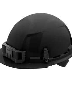 Milwaukee Tools Milwaukee Black Front Brim Unvented Type 1 Class E Hard Hat W/ 4pt Ratcheting Suspension 48-73-1110
