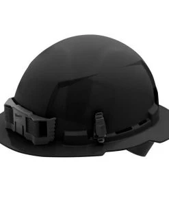 Milwaukee Tools Milwaukee Black Full Brim Unvented Type 1 Class E Hard Hat W/ 4pt Ratcheting Suspension 48-73-1111