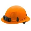 Milwaukee Tools Milwaukee Orange Full Brim Unvented Type 1 Class E Hard Hat W/ 4pt Ratcheting Suspension 48-73-1113 -Milwaukee Tool-shop 48 73 1113 ksxhomtqvvlmcljr