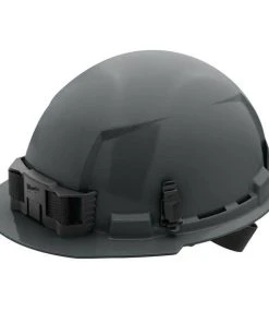 Milwaukee Tools Milwaukee Gray Front Brim Unvented Type 1 Class E Hard Hat W/ 4pt Ratcheting Suspension 48-73-1114
