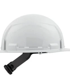 Milwaukee Tools Milwaukee White Front Brim Unvented Type 1 Class E Hard Hat W/ 6pt Ratcheting Suspension 48-73-1120 -Milwaukee Tool-shop 48 73 1120 2 ietze9sro2ozuahc