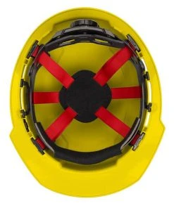 Milwaukee Tools Milwaukee Yellow Front Brim Unvented Type 1 Class E Hard Hat W/ 6pt Ratcheting Suspension 48-73-1122 -Milwaukee Tool-shop 48 73 1122 3 hbvthwkowzysrnsi