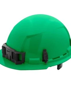 Milwaukee Tools Milwaukee Green Front Brim Unvented Type 1 Class E Hard Hat W/ 6pt Ratcheting Suspension 48-73-1126