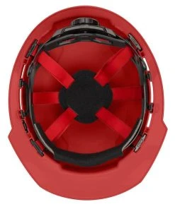 Milwaukee Tools Milwaukee Red Front Brim Unvented Type 1 Class E Hard Hat W/ 6pt Ratcheting Suspension 48-73-1128 -Milwaukee Tool-shop 48 73 1128 3 tjlgplkbi7zcbzbl