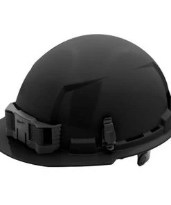 Milwaukee Tools Milwaukee Black Front Brim Unvented Type 1 Class E Hard Hat W/ 6pt Ratcheting Suspension 48-73-1130