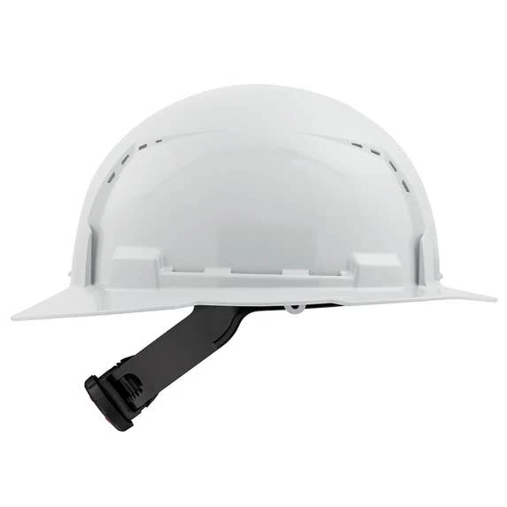 Milwaukee Tools Milwaukee White Full Brim Vented Type 1 Class C Hard Hat W/ 4pt Ratcheting Suspension 48-73-1201 4 Milwaukee Tools Milwaukee White Full Brim Vented Type 1 Class C Hard Hat W/ 4pt Ratcheting Suspension 48-73-1201 - Image 2