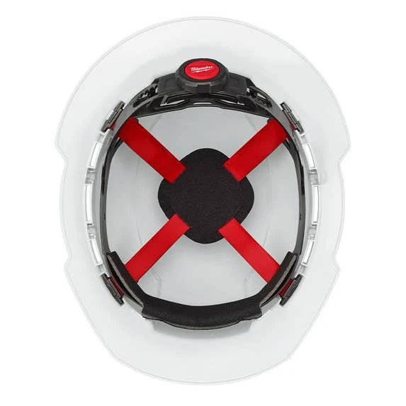 Milwaukee Tools Milwaukee White Full Brim Vented Type 1 Class C Hard Hat W/ 4pt Ratcheting Suspension 48-73-1201 5 Milwaukee Tools Milwaukee White Full Brim Vented Type 1 Class C Hard Hat W/ 4pt Ratcheting Suspension 48-73-1201 - Image 3