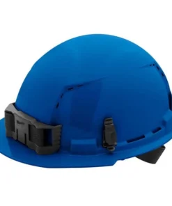 Milwaukee Tools Milwaukee Blue Front Brim Vented Type 1 Class C Hard Hat W/ 4pt Ratcheting Suspension 48-73-1204
