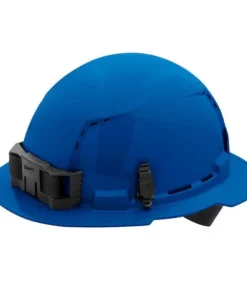 Milwaukee Tools Milwaukee Blue Full Brim Vented Type 1 Class C Hard Hat W/ 4pt Ratcheting Suspension 48-73-1205