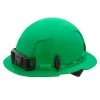 Milwaukee Tools Milwaukee Green Full Brim Vented Type 1 Class C Hard Hat W/ 4pt Ratcheting Suspension 48-73-1207